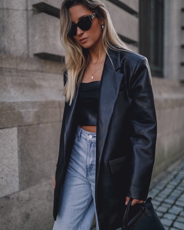 Social blazer preto