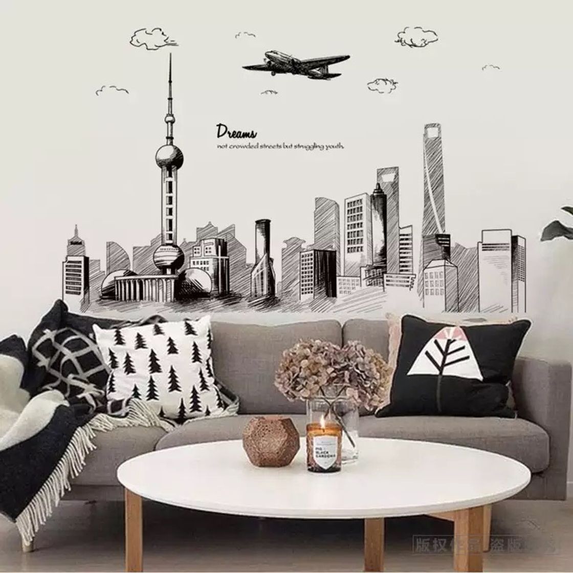 Moda Dibujo para decorar pared