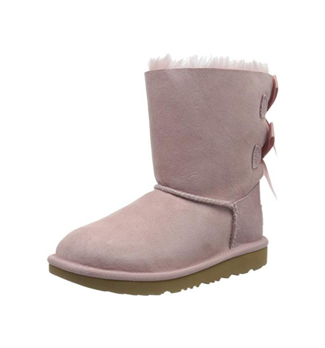 Product UGG Kid's Female Bailey Bow II Classic Boot, Pink Crystal, 11