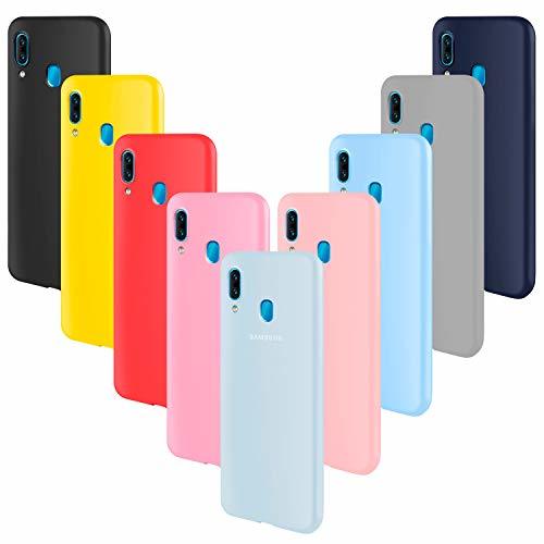 Electronic ivencase 9 × Funda Samsung Galaxy A40, Carcasa Fina TPU Flexible Cover