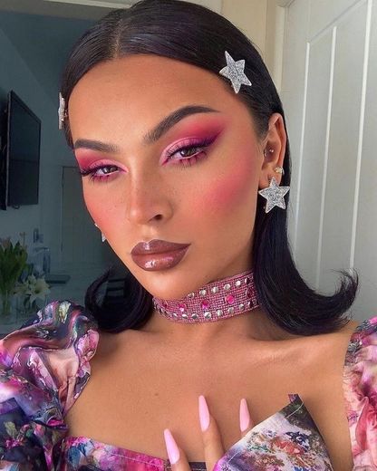 Maquillaje rosa 🌙