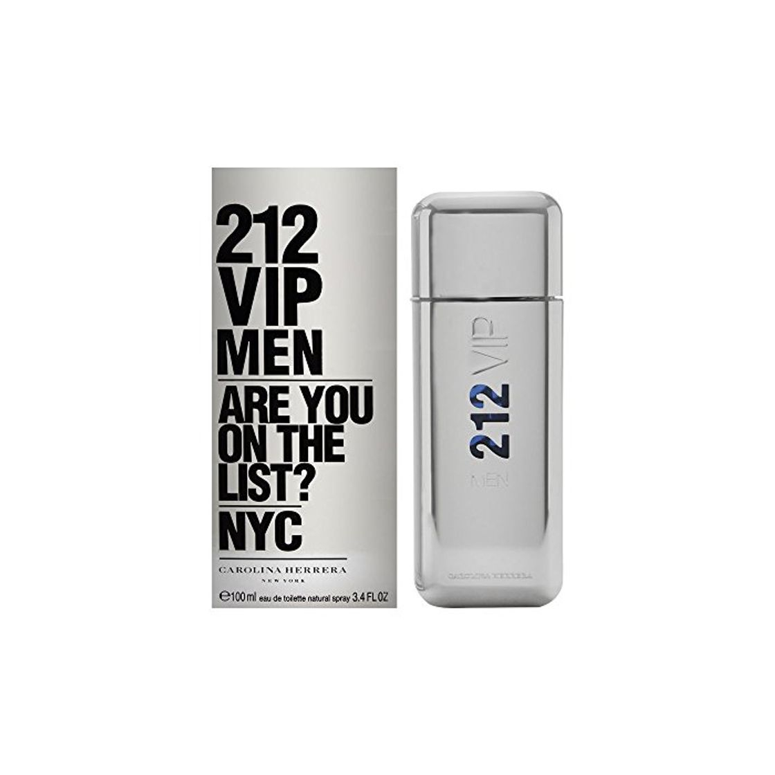 Social Carolina Herrera 212 Vip Men Agua de Tocador Vaporizador