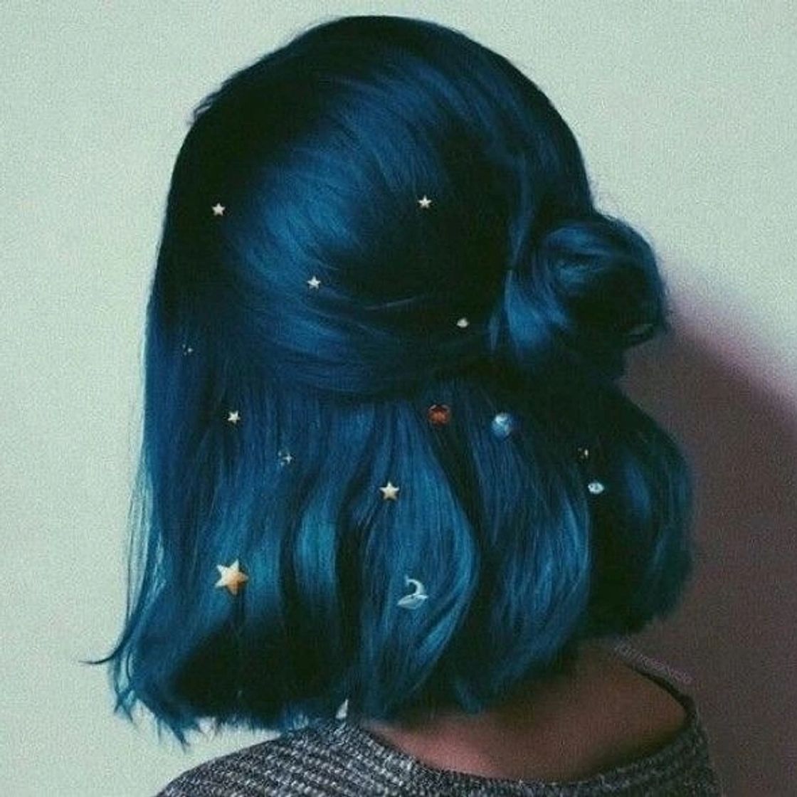 Fashion Cabelo azul