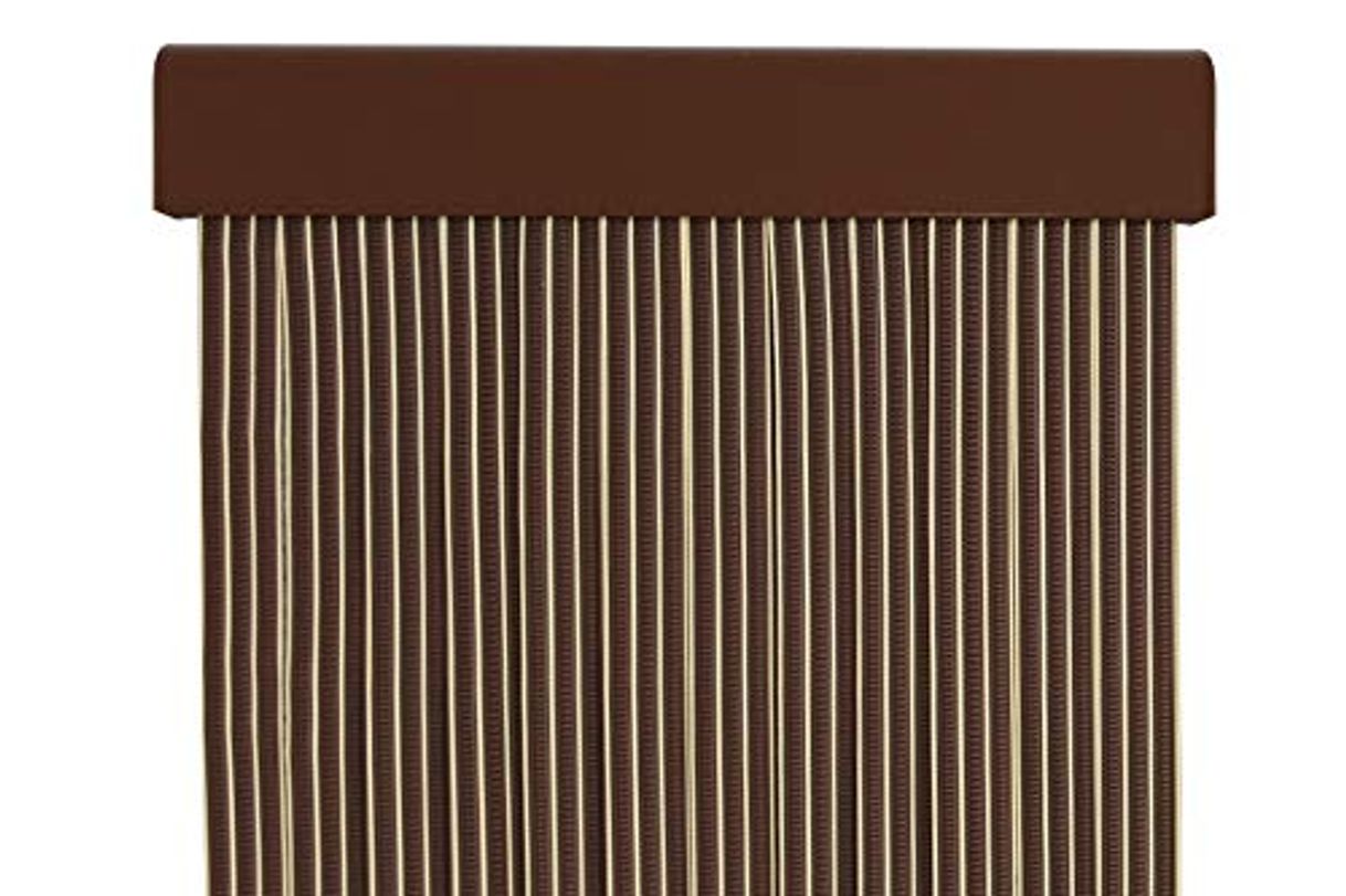 Elemento de la categoría hogar MERCURY TEXTIL Cortina para puerta tiras pvc 210x90cm，Cortina para puerta exterior (Marron