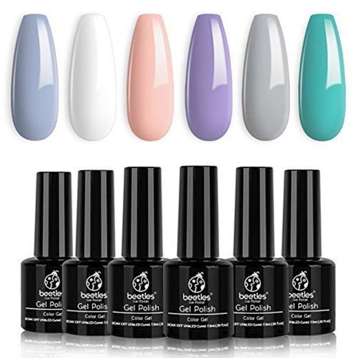 Juego de esmaltes de uñas de gel de la serie LILAC &