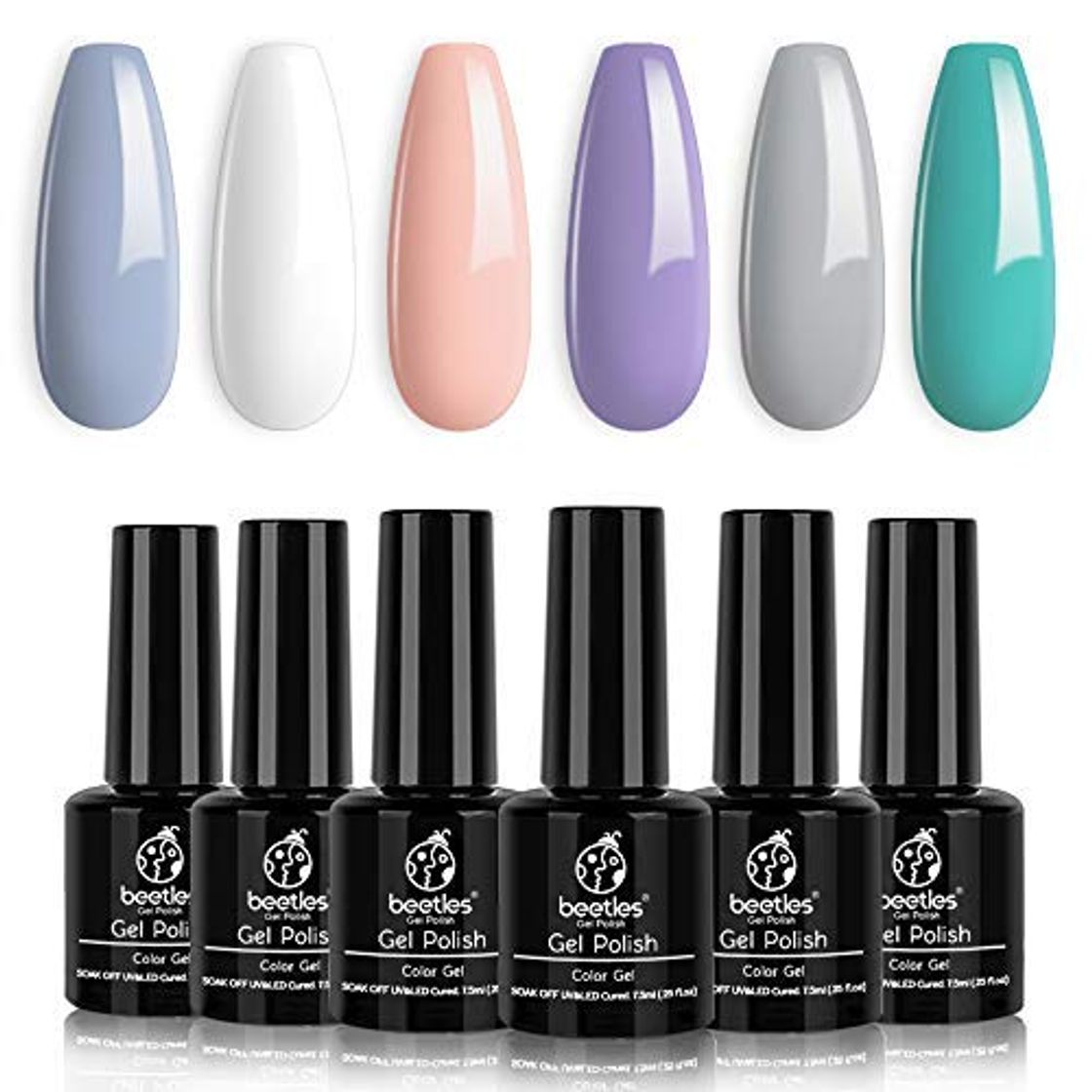 Juego de esmaltes de uñas de gel de la serie LILAC &
