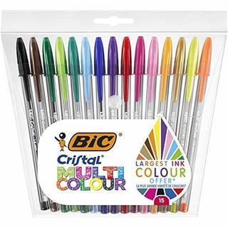 Fashion BIC Cristal Original - Caja de 50 unidades, bolígrafos punta media ...