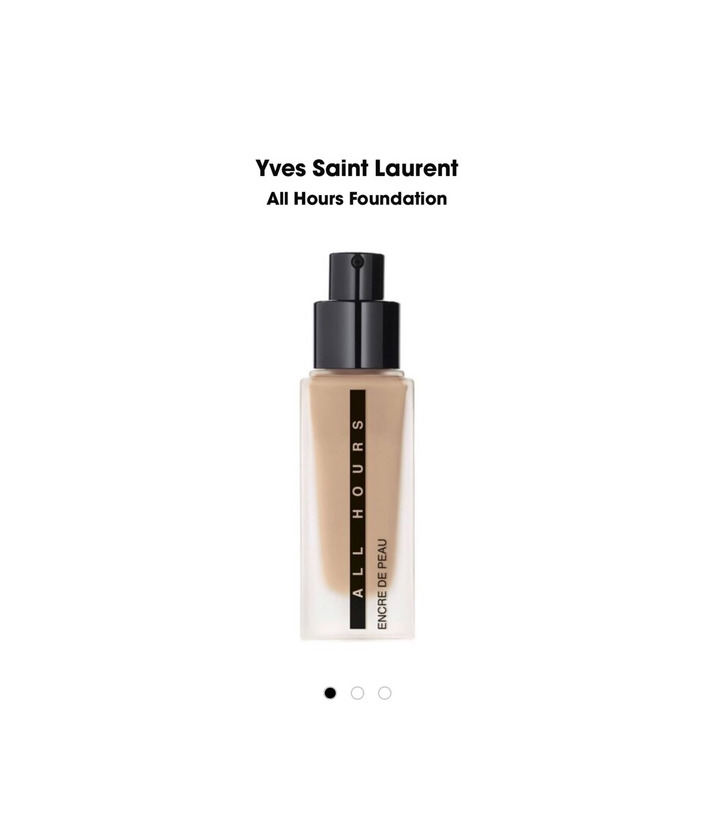 Producto YSL foundation 