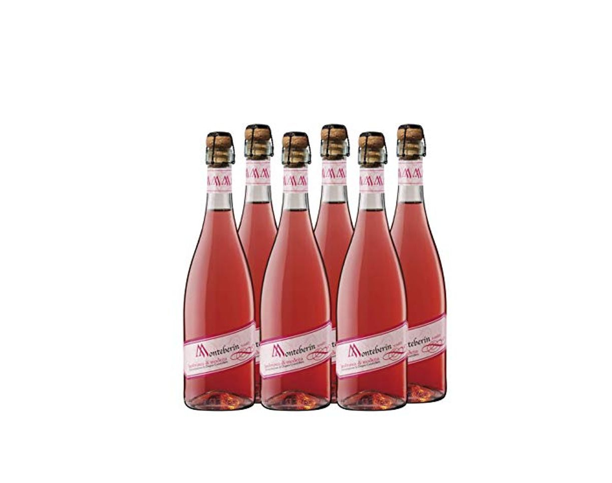 Products Monteberin Lambrusco Rosado - 6 Botellas de 750 ml - Total