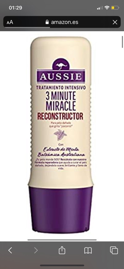 Products Aussie milagro 3 minutos 