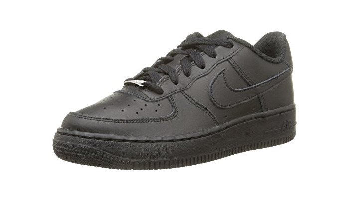 Moda Nike Air Force 1 Gs, Zapatillas Unisex Niños, Negro