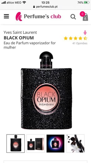 BLACK OPIUM perfume EDP preços online Yves Saint Laurent ...