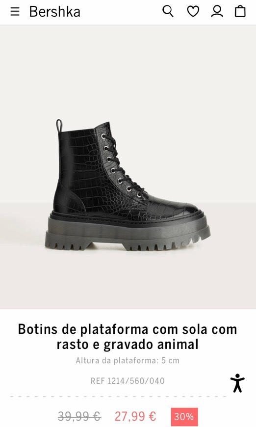 Fashion Botins plataforma 