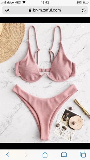 Bikini zaful rosa