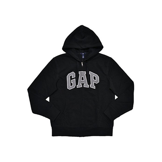 Gap Men's Fleece Arch Logo Sudadera con cremallera completa