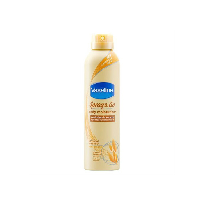 Belleza Vaselina Spray & Go crema hidratante de cuerpo de la humedad esencial