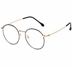 Social Flydo Gafas Metal Redondas Estilo Retro de los Años Sesenta Hombre y