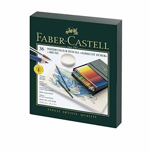 Faber-Castell 117538 - Estuche estudio con 36 ecolápices acuarelables