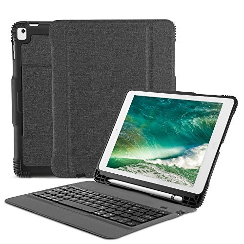 Lugar OMOTON Funda Teclado para iPad 9.7 2018