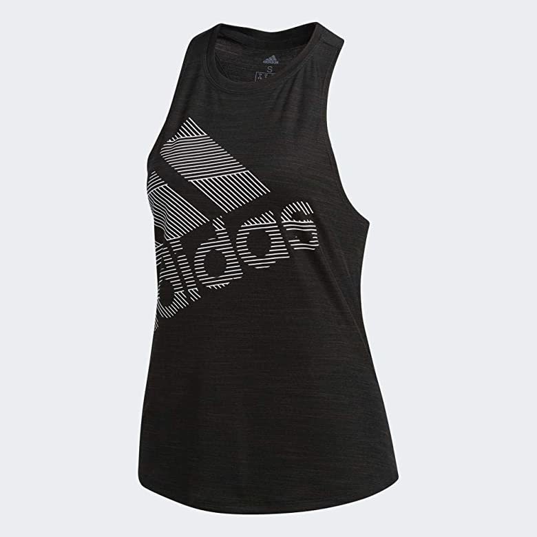 Social adidas Essentials Linear Tk Camiseta de Tirantes, Mujer, Negro