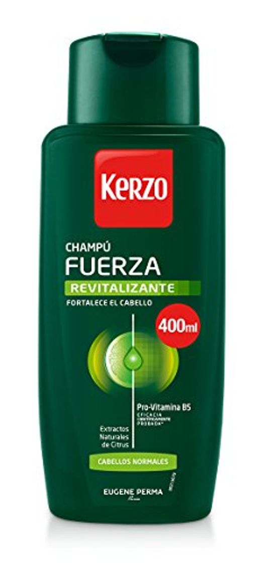 Product Kerzo Champú Fuerza Revitalizante para Cabellos Normales - 3 Recipientes de 400