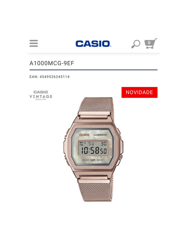 Productos Casio Watch 