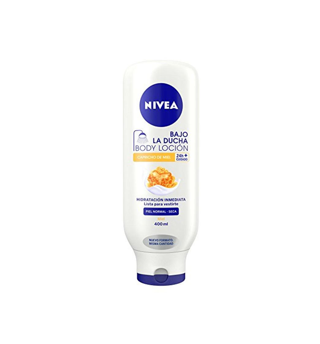 Products Nivea bajo la ducha