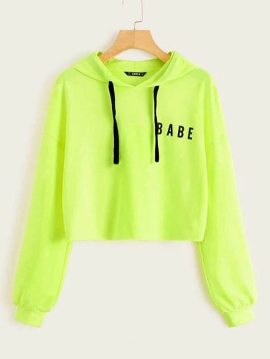 Sudadera fluorescente 