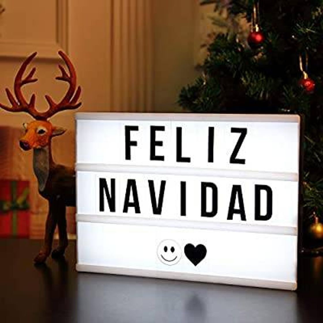 Fashion Caja de luz con letras 