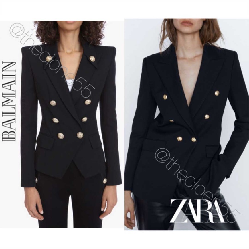 Moda Balmain vs Zara