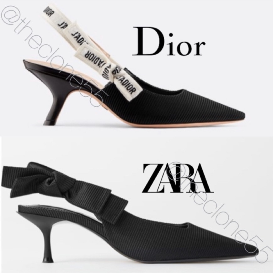 Moda Dior vs Zara