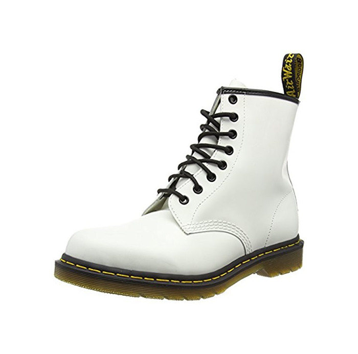 Moda Dr. Martens 1460 - Botas Militares de Mujer, Blanco