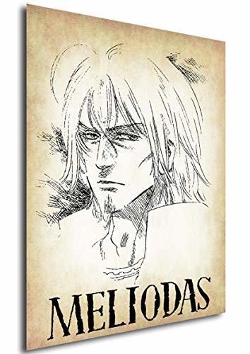 Posters Seven Deadly Sins Wanted Meliodas - A3
