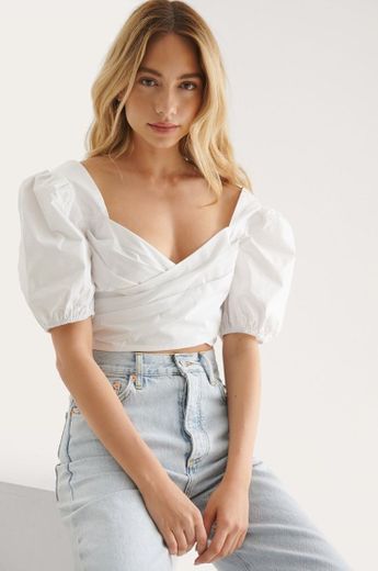Organic Cotton Cropped Top  