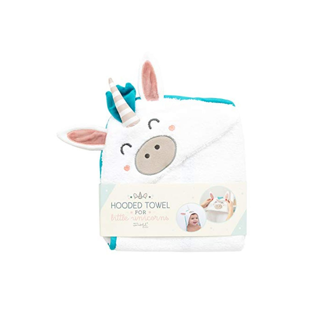 Social Mr. Wonderful Toalla con Capucha para pequeños Unicornios