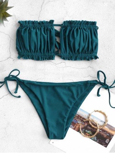 Social ZAFUL Swimsuit Peacock