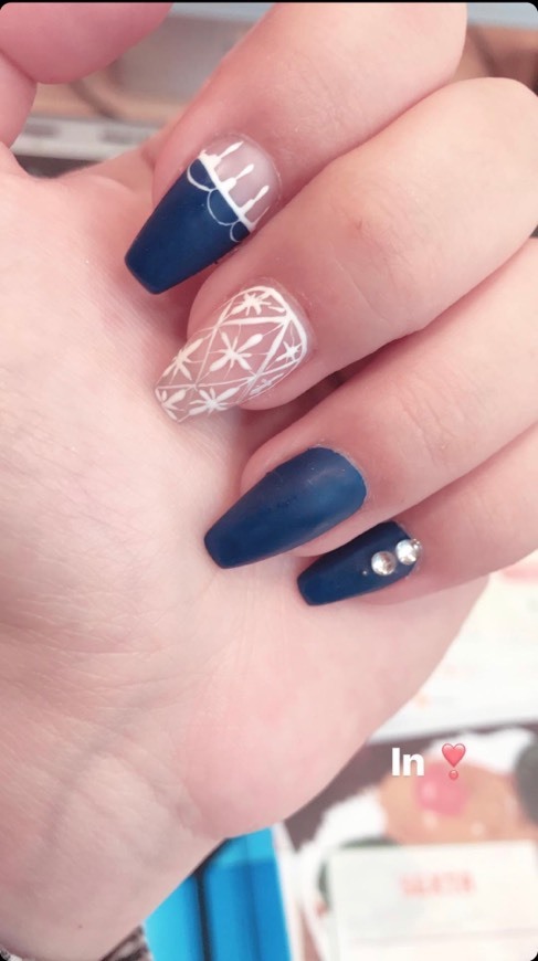 Moda Blue Nails