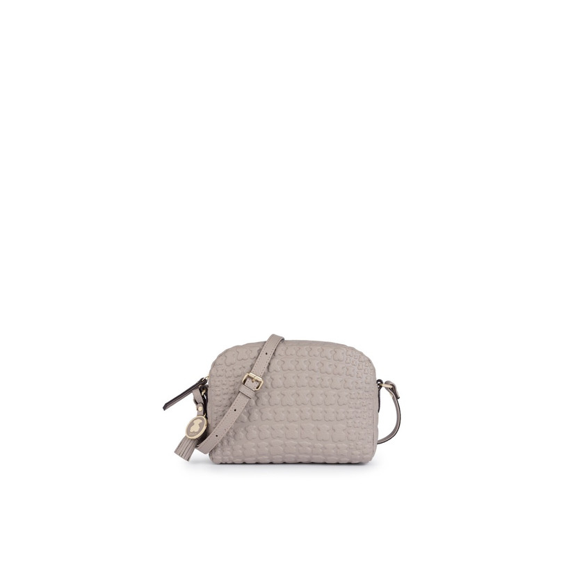 Product Taupe colored Leather Sherton Crossbody bag