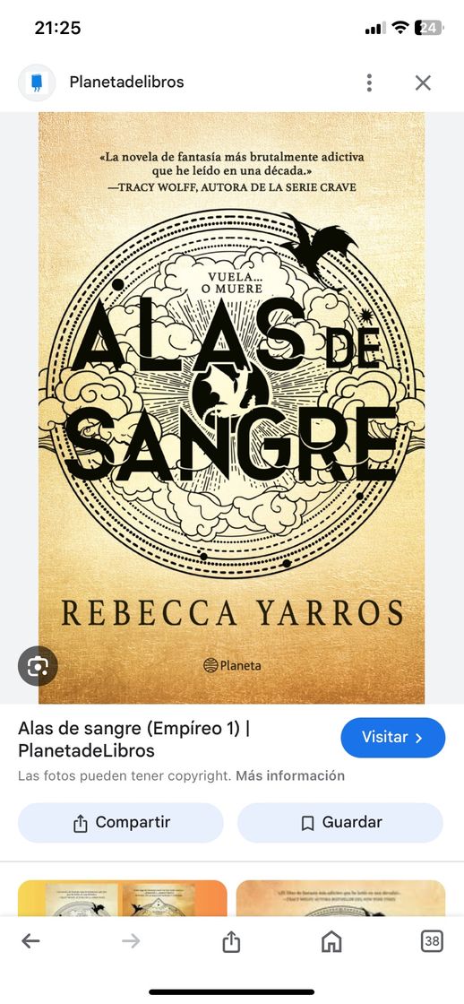 Libro Alas de sangre 