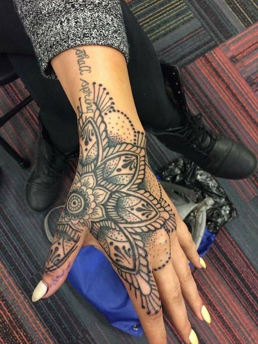 Fashion mandala tattoo