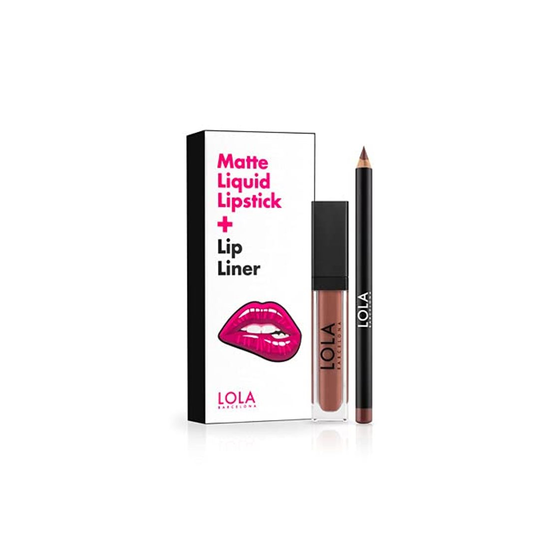 Social Matte Liquid Lipstick & Lip Liner Stone