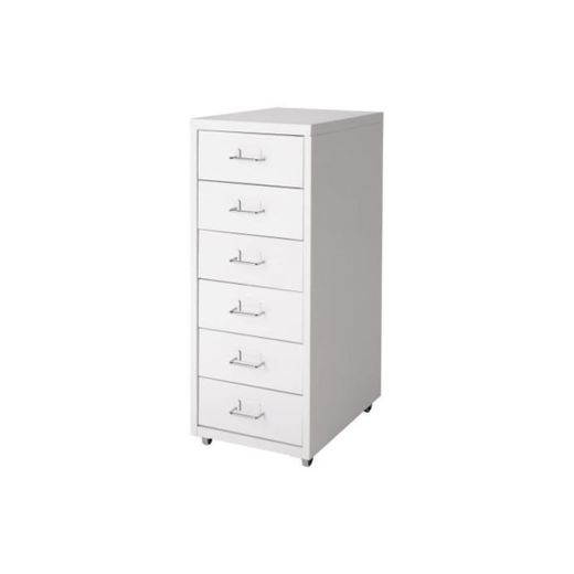 Ikea Helmer cajón Element sobre Ruedas; en Color Blanco