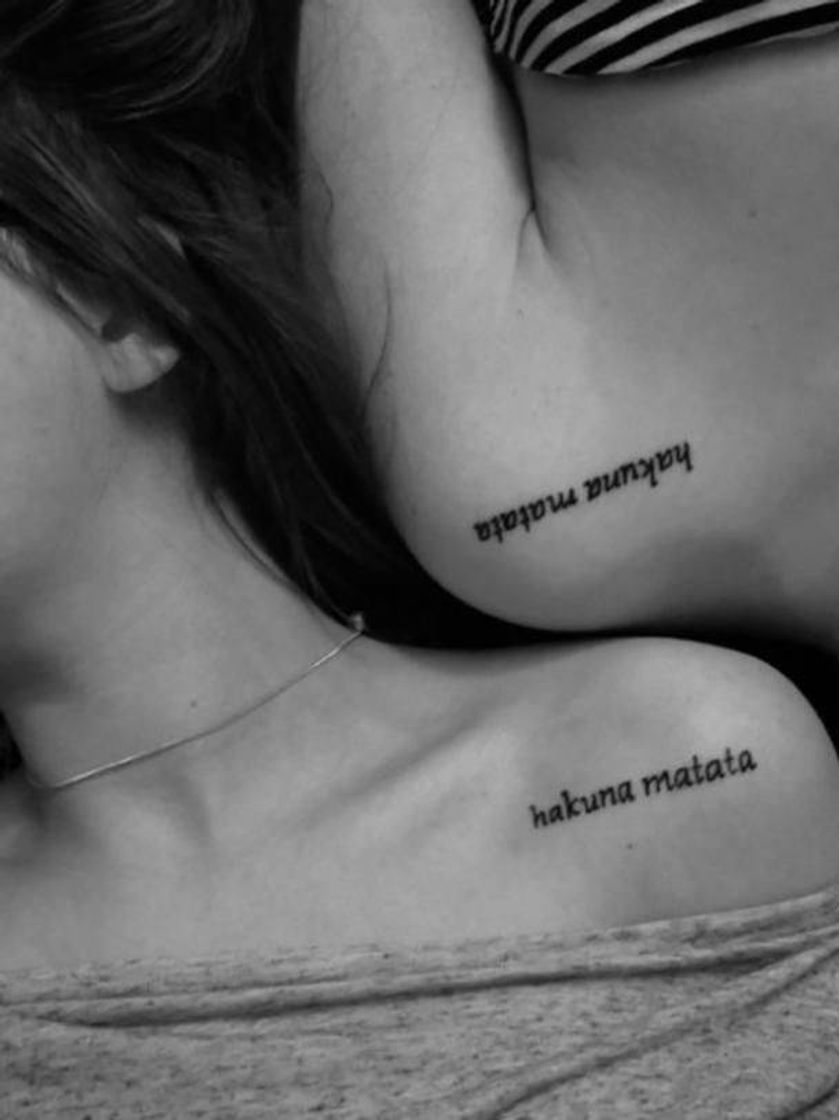 Moda Tatoo "hakuna matata"