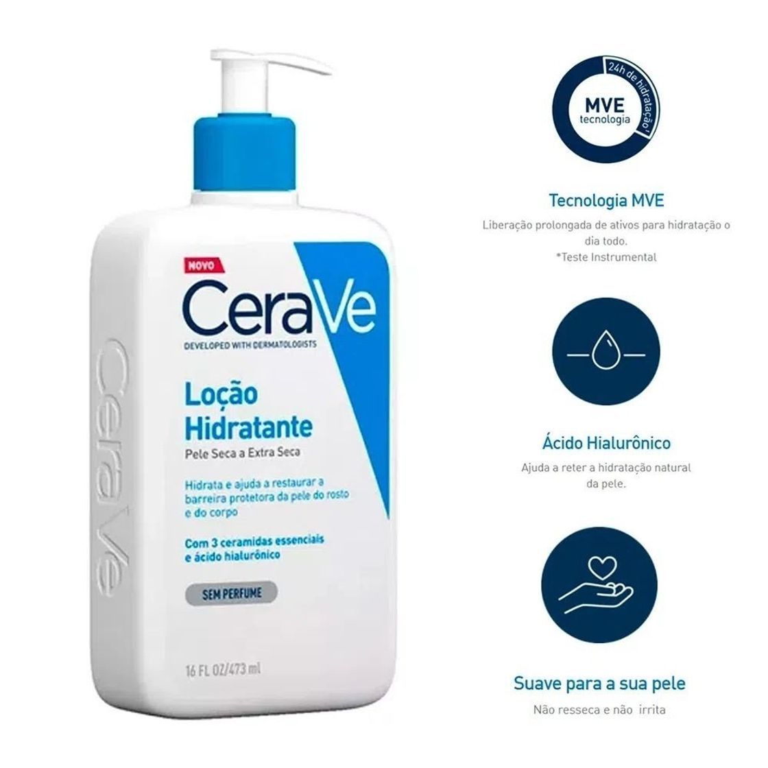 Fashion Cerave loção hidratante 