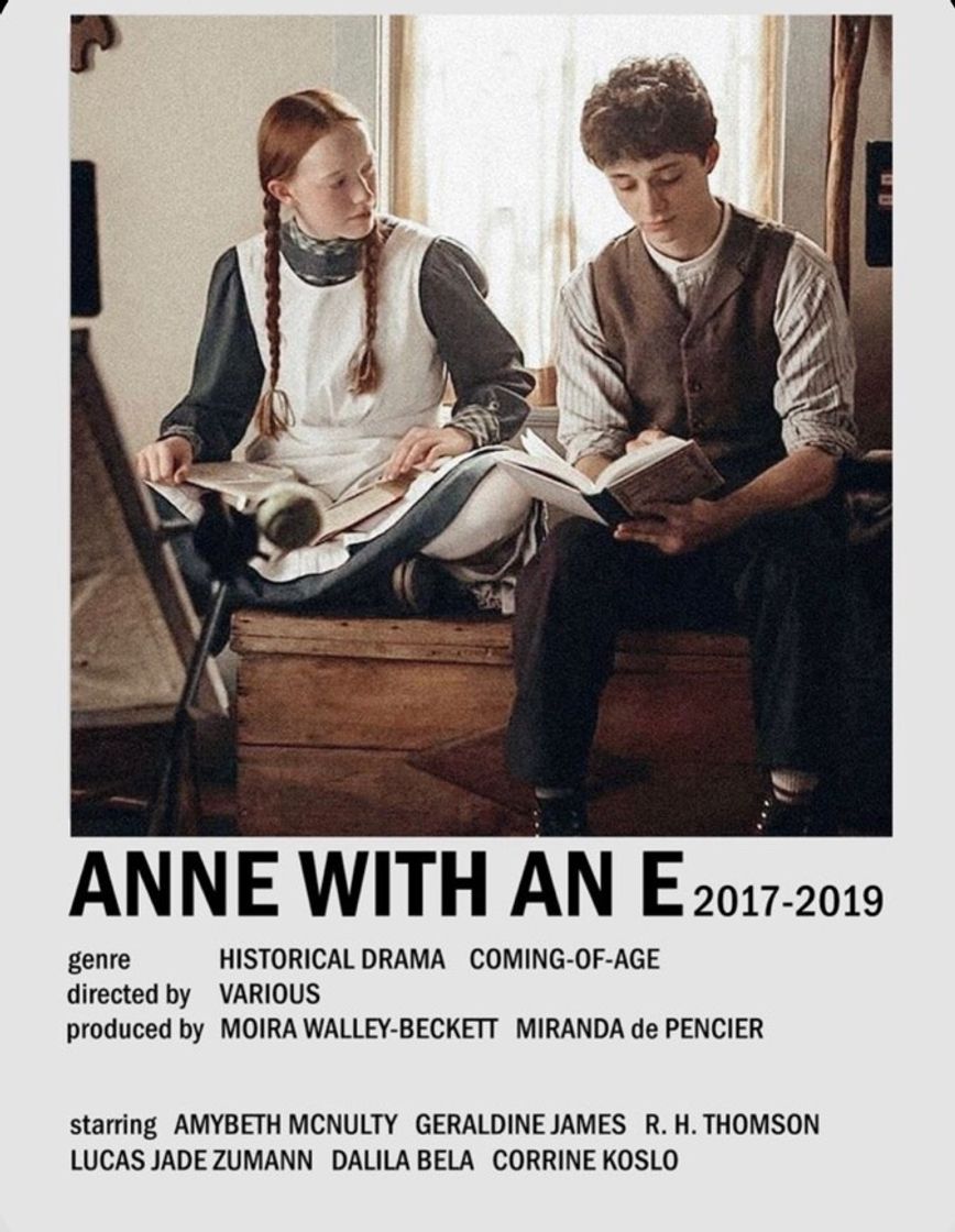 Serie anne with an e 