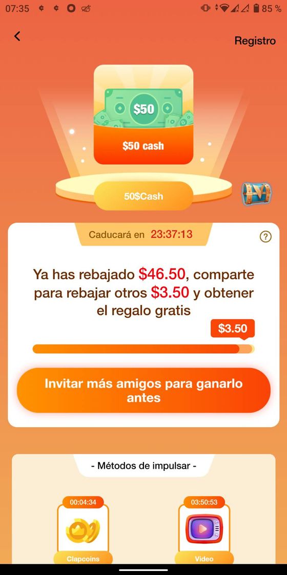 App Clipclaps gana dinero viendo vídeos y jugando