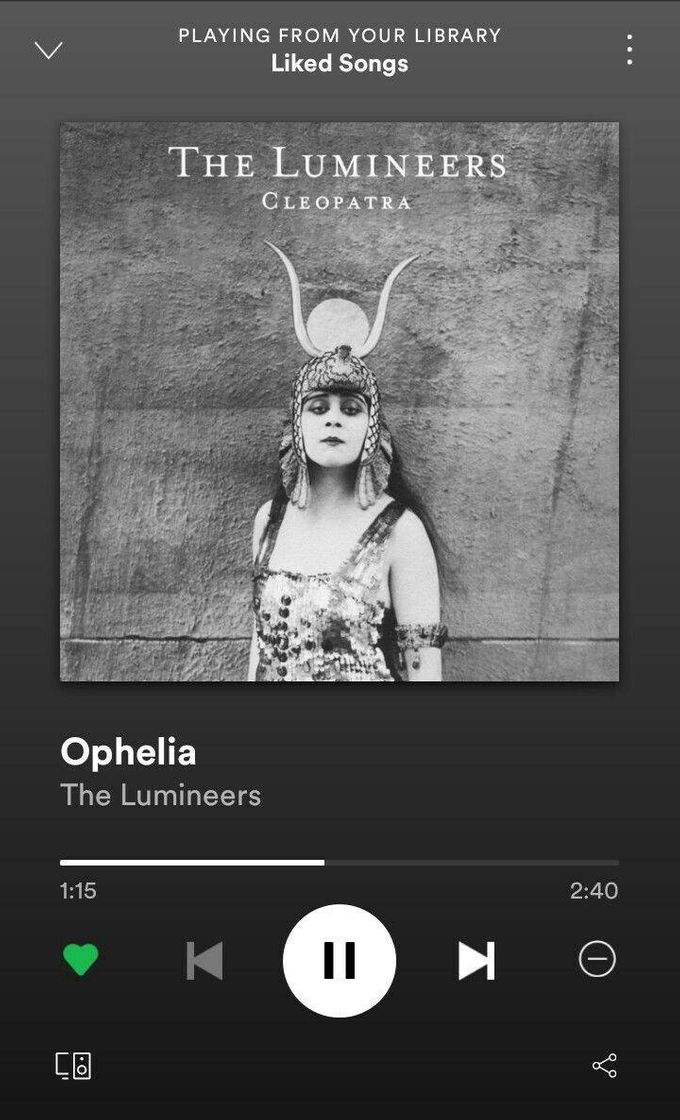 Canción Ophelia