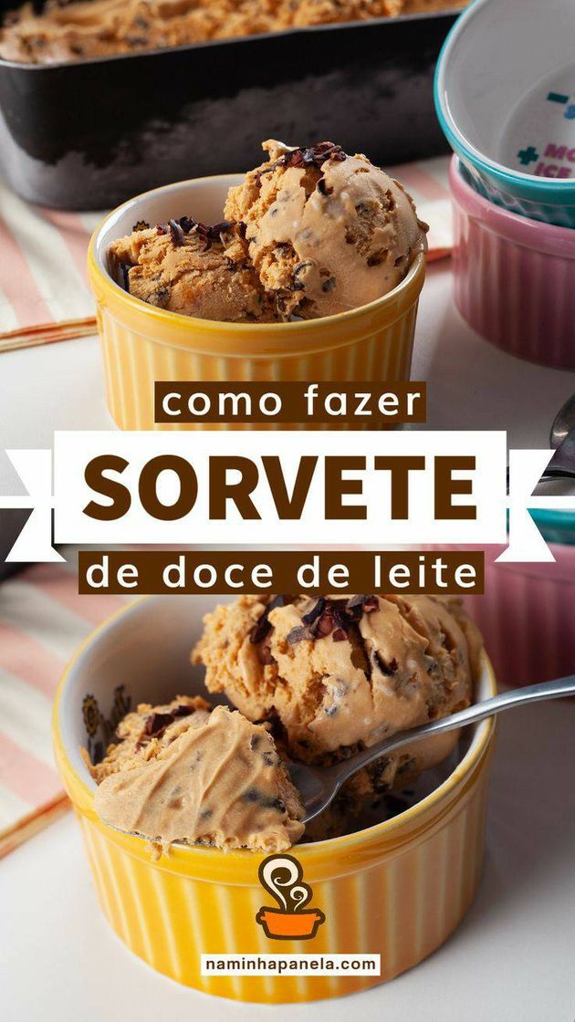 Moda Sorvete de doce de leite 