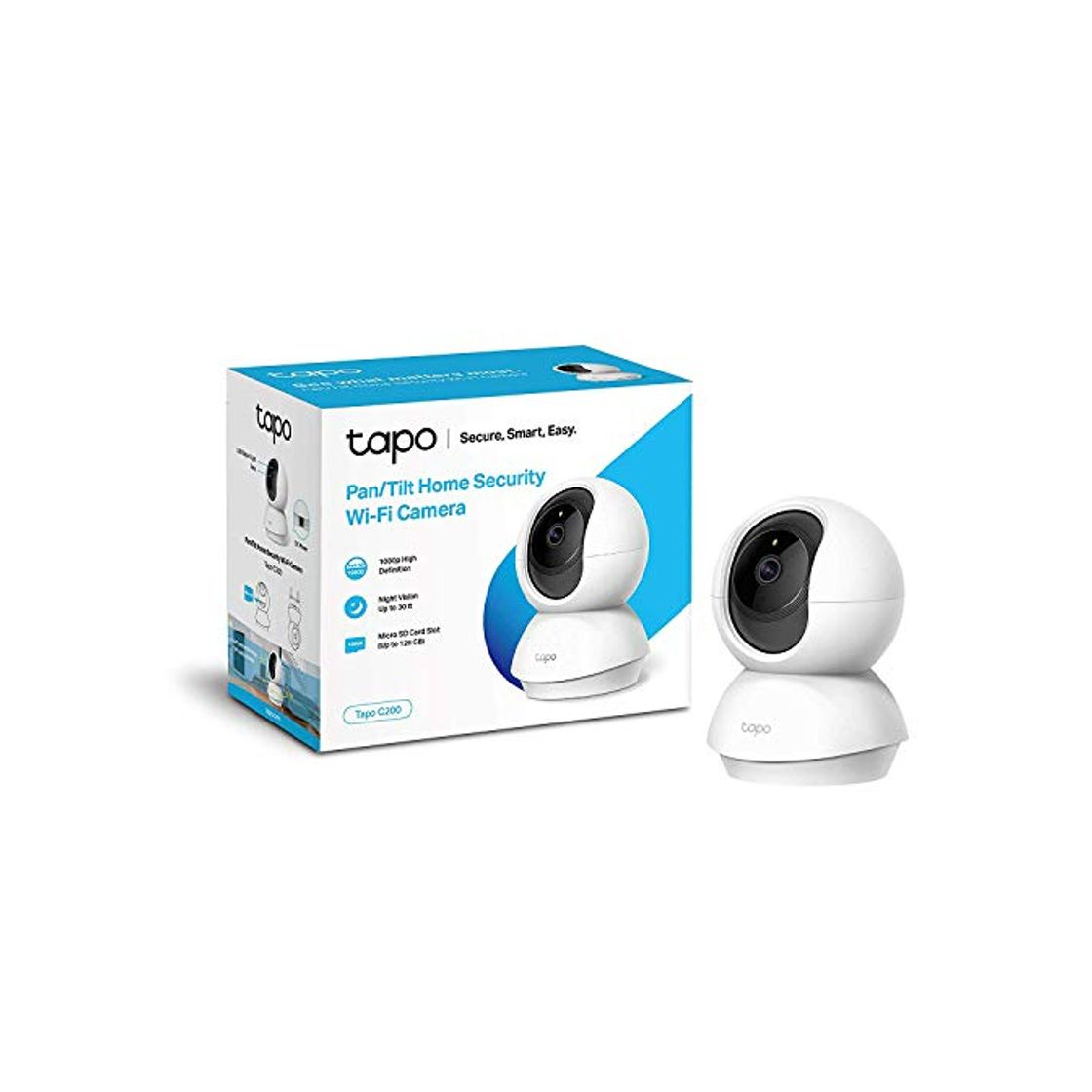 Producto TP-Link - Cámara IP WiFi y webcam, admite tarjeta SD de hasta