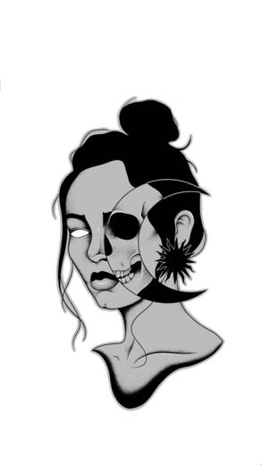 Tatuaje Mujer-Calavera 